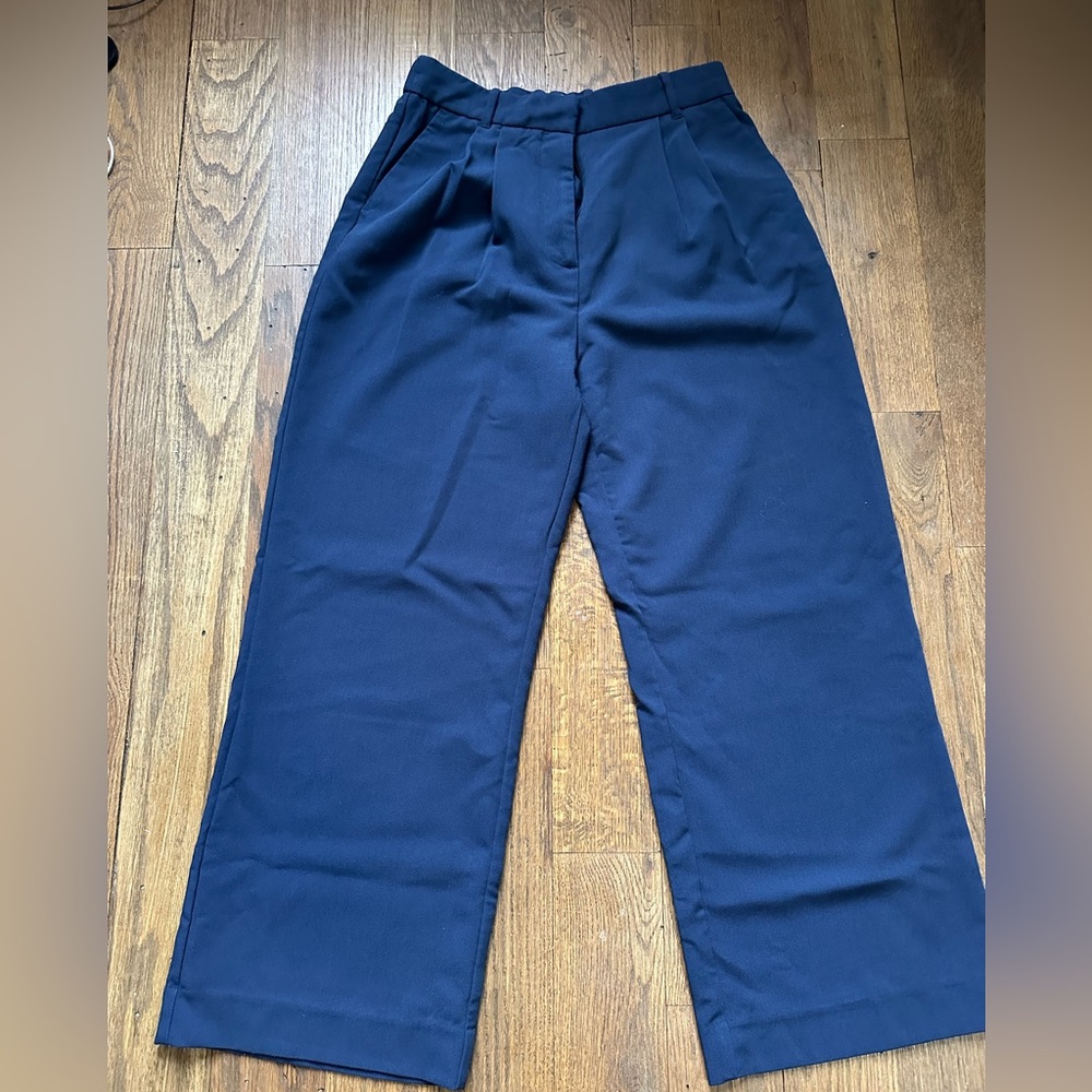 Women's A&F Sloane Tailored Pant - Size 10 - Short - Navy